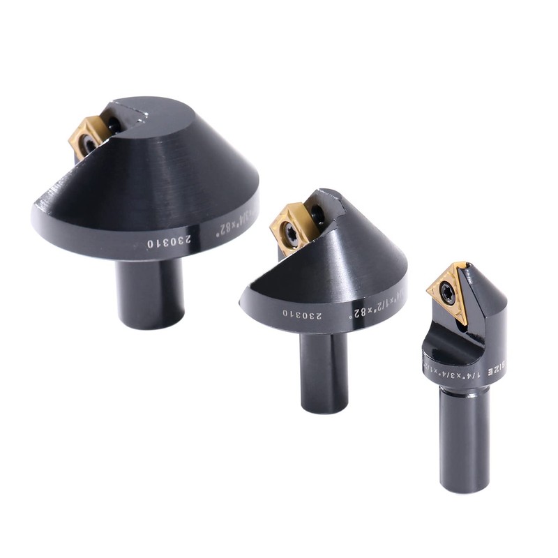 Accusize Industrial Tools, 1/4'', 1/2'' and 1-1/4'' 82 Degree Indexable