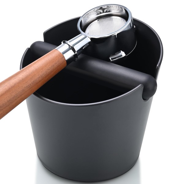 Coffee Knock Box with Removable Bar, 4.7 Inch Espresso Dump