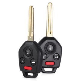 Beefunny 2 Key Fob Replacement for Subaru Impreza WRX Forester XV Crosstrek Outback Legacy 2012 2013 2014 2015 2016 2017 2018 2019 Transponder Key 80Bits G Chip CWTWB1U811