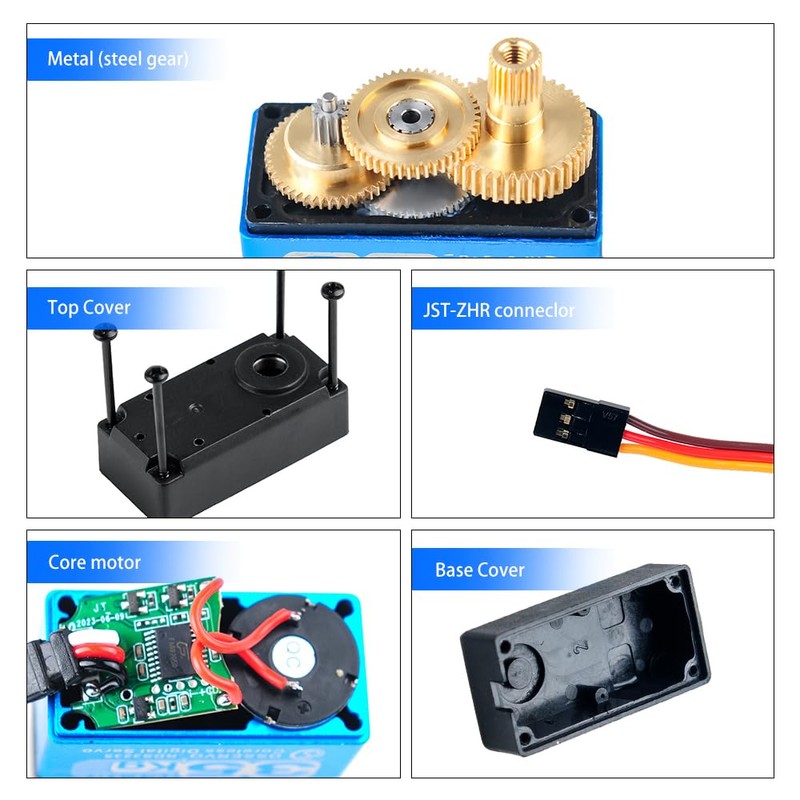 Wishiot RDS3235 Digital Servo Robot Servo Coreless Motor 35KG High
