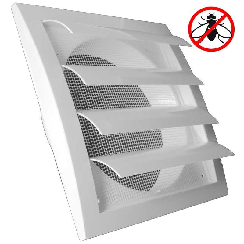 White Exhaust Hood Vent 6'' Inch / 150 mm with