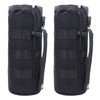 Tactical Molle Water Bottle Pouch Military Drawstring Open Top &