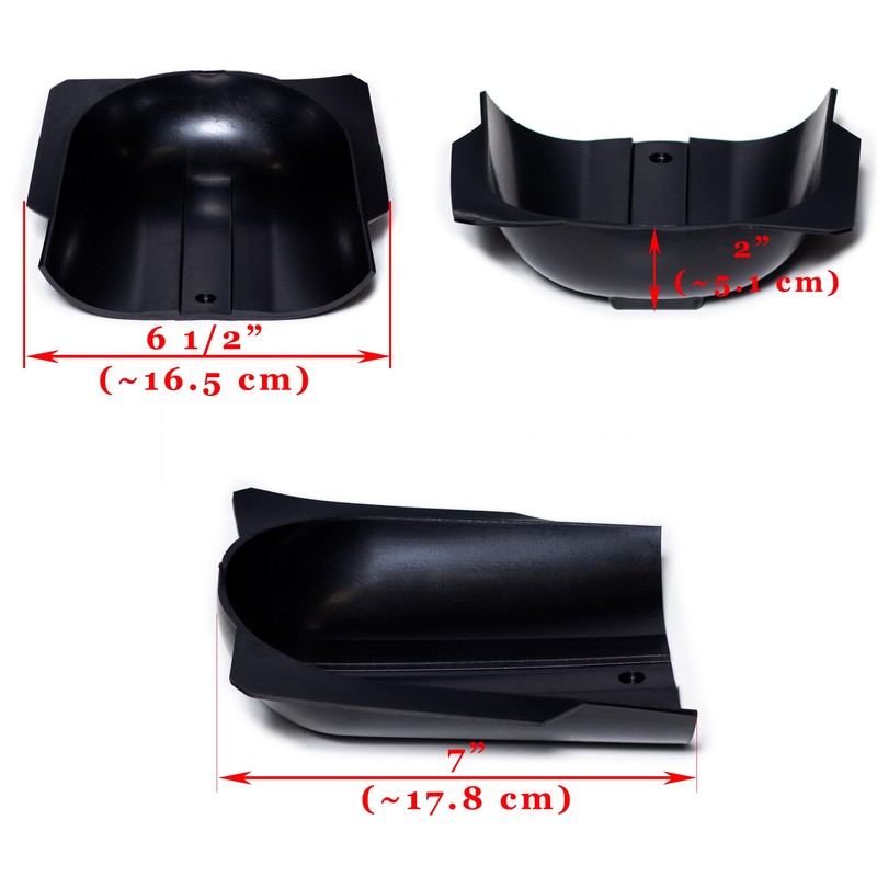 OKKO Billiard Pool Table Rubber Gulley Boots, Set of 6