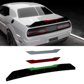 Rear Trunk Lip Spoiler Wickerbill Narpes Style for Challenger 2008-2023 (only wickerbill) with Rivnut Tool Included