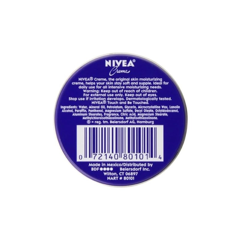 Lata Nivea Creme de 1 onza (paquete de 36)