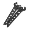 TEHAUX Scissors Arrow Stand Kick Holder Lightweight Black Base Bracket
