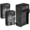 BM Premium 2 Pack of LP-E6NH High Capacity Batteries and Battery Charger for Canon EOS R EOS R5 EOS R6 EOS 90D EOS 60D EOS 70D EOS 80D EOS 5D IV EOS 5Ds EOS 6D, EOS 6D II EOS 7D EOS 7D Mark II Cameras