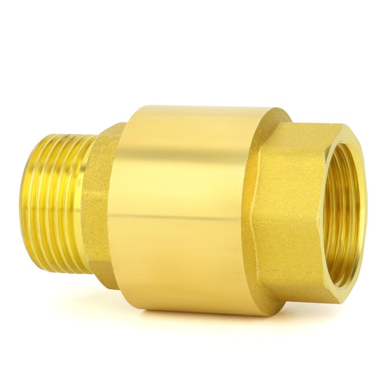 GASHER 1PCS Brass Check Valve DN20 1" Female and Male