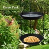 Gute Double Layer Hanging Metal Mesh Bird Feeder Tray -