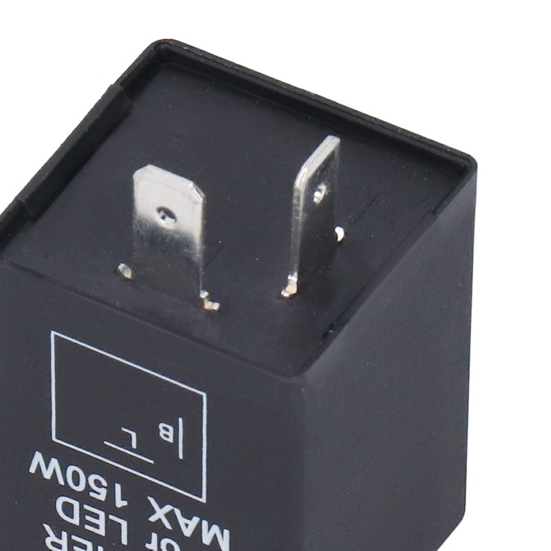 2Pcs LED Flasher 2‑Pin Electronic Relay Normally Open Car Turn