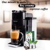 CAPMESSO Coffee Capsule, Reusable Vertuoline Pod Refillable Vertuo Capsules Stainless