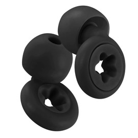 Earplugs for Sleep Cancelling, DDXNL Reusable earplugs for Focus, Study, Concert, Work Hearing Protection earplugs - Flexible Soft Silicone - 28dB Noise Cancelling with Storage case (Black)