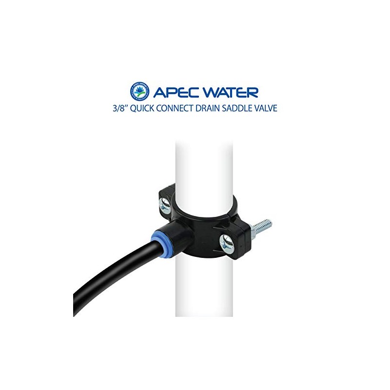 APEC Water SADDLE-DRAIN-3-8 Drain Saddle Valve 3/8" for Under-sink Reverse