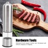 Electric Salt Pepper Grinder Stainless Steel Automatic Battery Operated Spice