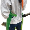 Safety 3 Garden Apron, One-Touch Mesh Apron, Green, Free Size