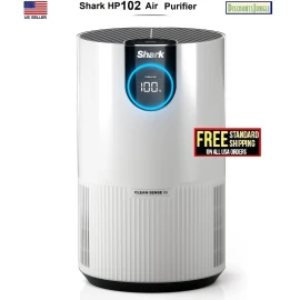 Shark HP102 Air Purifiers for Bedroom Office Dorm Small Room HEPA Air Filter
