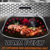 4Pack Cheese Melting Domes, Leonyo 9IN Heavy Duty Stainless Steel
