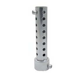 Baceyong 1 Piece Motorcycle Muffler DB Killer Exhaust Pipe Deflector Exhaust Muffler 35mm - Silver