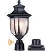 XANGQAN Dusk to Dawn Outdoor Post Lights Light Hardwired 120V