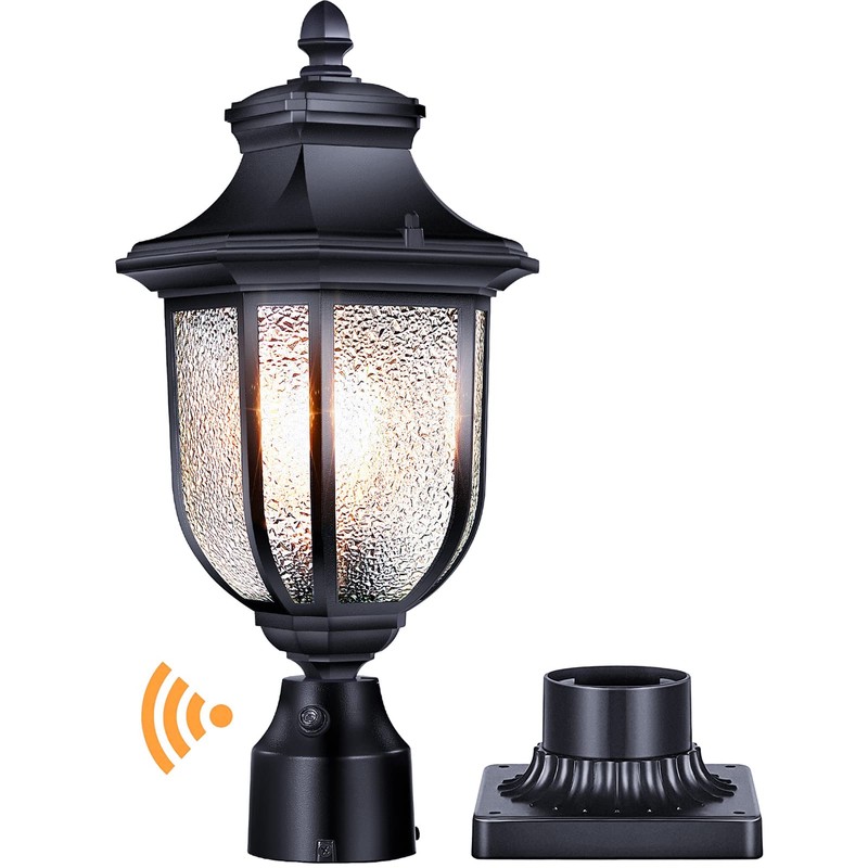 XANGQAN Dusk to Dawn Outdoor Post Lights Light Hardwired 120V
