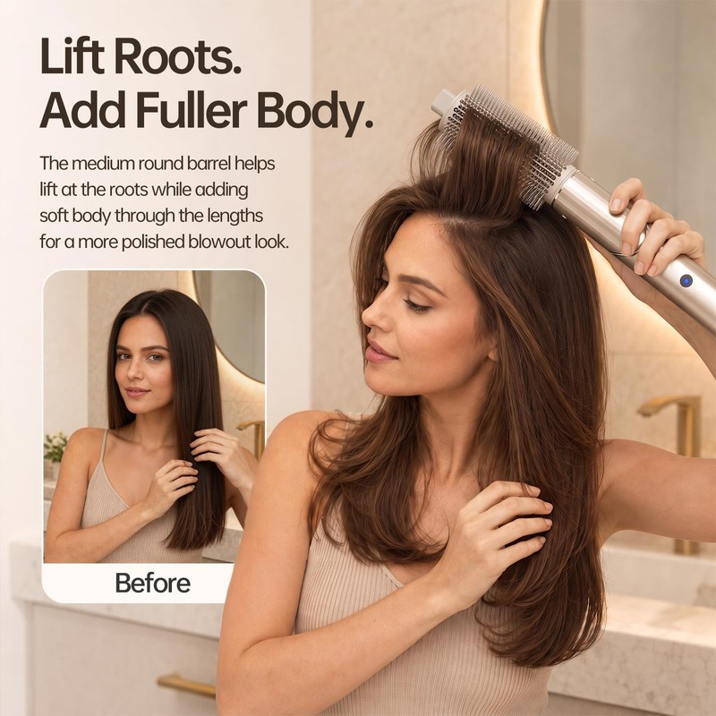 Round Brush Volumizing Attachment for Shark FlexStyle HD400