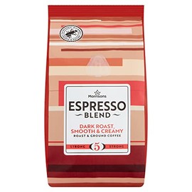 Morrisons Espresso Blend Roast & Ground Coffee 227g