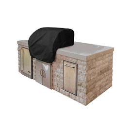 Covermates Built–in Grill Cover – Water Resistant, Cinching Drawcord, Grill and Heating, 36W x 26D x 14H, Black