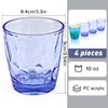 Ulable Plastic Glassware Tumbler Dishwasher Safe, Set of 4 Unbreakable