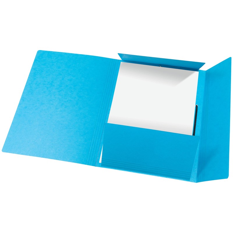 Esselte Corner Folder A4 with Elastic Bands, Pack of 10,