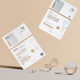 Isorb Mezzo Repair Cream Mask Pack 2 Step Cica Moisture Soothing Moisturizing Nutrition Elasticity Lifting Pack / 아이소브 메조 리페어크림 마스크팩 2스텝 시카 수분진정 보습 영양 탄력 리프팅팩