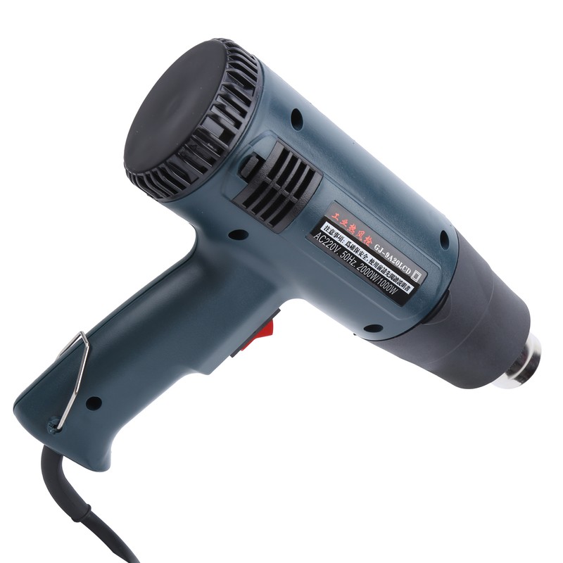 Electronic Hot Air Gun Adjustable Plastic Temperature Industrial Tool GJ-9A20LCD