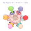 Baby Sensory Teething Toy Grasping Activities Bright Colors Silicone Soothes