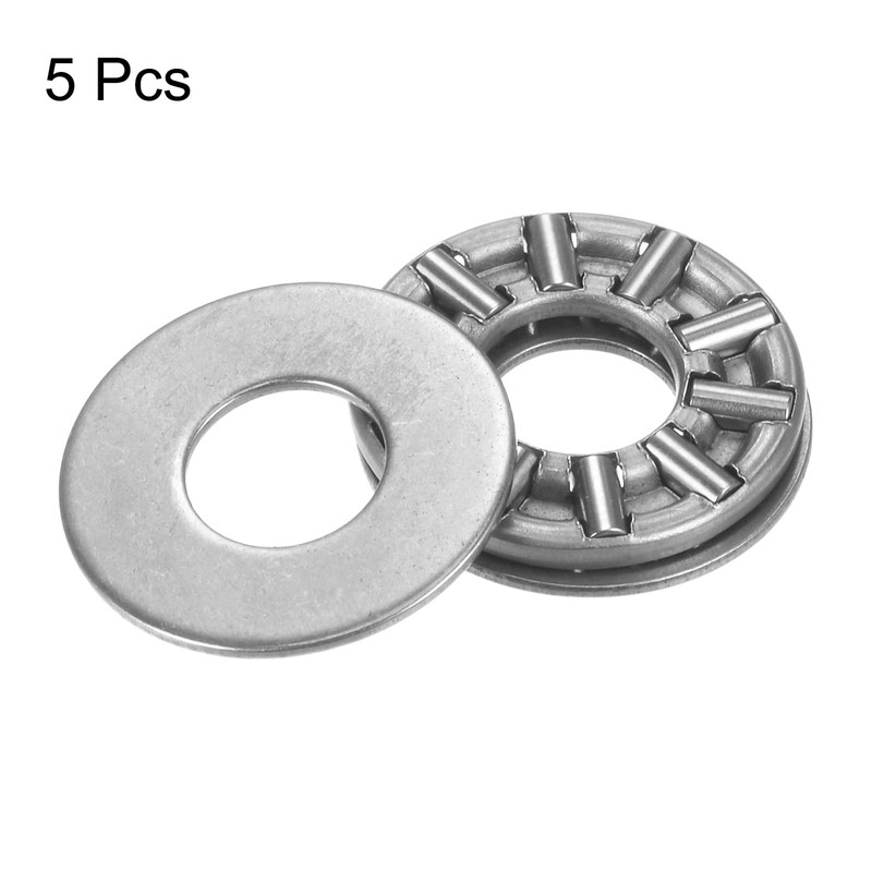 sourcing map AXK0819 Thrust Needle Roller Bearings with Washers 8mm