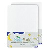 NatureMark Pack of 2 Children's Terry Fitted Sheets Cuddly Soft