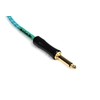 Dan's Guitar Store Instrument Cable (2m / 6.5ft Inline/Right-angle) 1/4inch