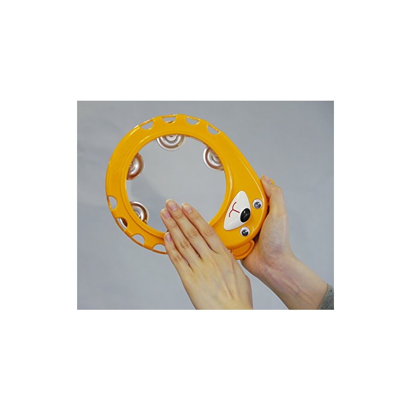 Zenon Bambina Tambourine Bear Yellow BTB-BEYL Made in Japan