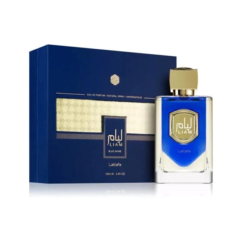 Lattafa Liam Blue Shine Eau de Parfum Unisex 3.4 fl.