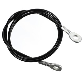 INOOMP Muscle Training Cable, Wire Rope for Cable Machines, Training Cable, Muscle Training, Home Workouts, Training Equipment, Replacement, Load Capacity 440.5 lbs (200 kg), For Home Use, Gym, 1 pc, 0.2 inches (5 mm) / 4.9 ft (1.4 m)