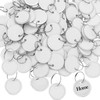 BetterJonny 50pcs Kinzoku Key Tags, Tags Keychains Name Tags ID