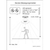 Ceiling Infrared Motion Sensor 360 ° Slim Slim 24 mm