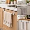 36cm Over Cabinet Door Towel Rack for Kitchen & Bathroom
