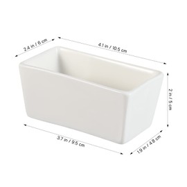 Zerodeko 2Pcs Ceramic Sugar Packet Holder Sugar Packet Storage Packet Dispenser Alternative Sugar Packet Holder Sweetener Holder Sugar Caddy