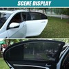 XINLIYA 2PCS Car Window Shades, Stretchable Breathable Auto Sunscreen for