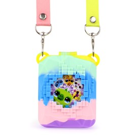 Silicone Case for Bitzee Magicals Digital Pet, Rainbow Multicolor, Cover Compatible with Bitzee Magicals Only (Multicolor)