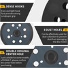 Replacement Sander Pads for Dewalt, 3 Pack 5" 8 Hole