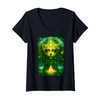 Womens Ayahuasca - Journey of Souls, Divine Rainforest Connection V-Neck