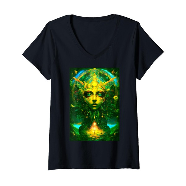 Womens Ayahuasca - Journey of Souls, Divine Rainforest Connection V-Neck