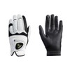 Hirzl Hybrid PLUS Golf Glove (White/Black, Large)