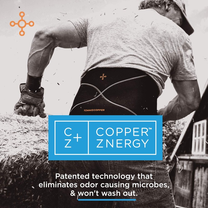 Tommie Copper Men’s Comfort Back Brace, Sweat Wicking Breathable Back