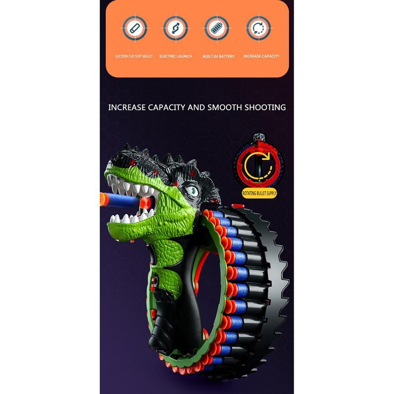 Bracelet Dinosaur Roar Electric Blasting Toy Shooter Electric Burst Game